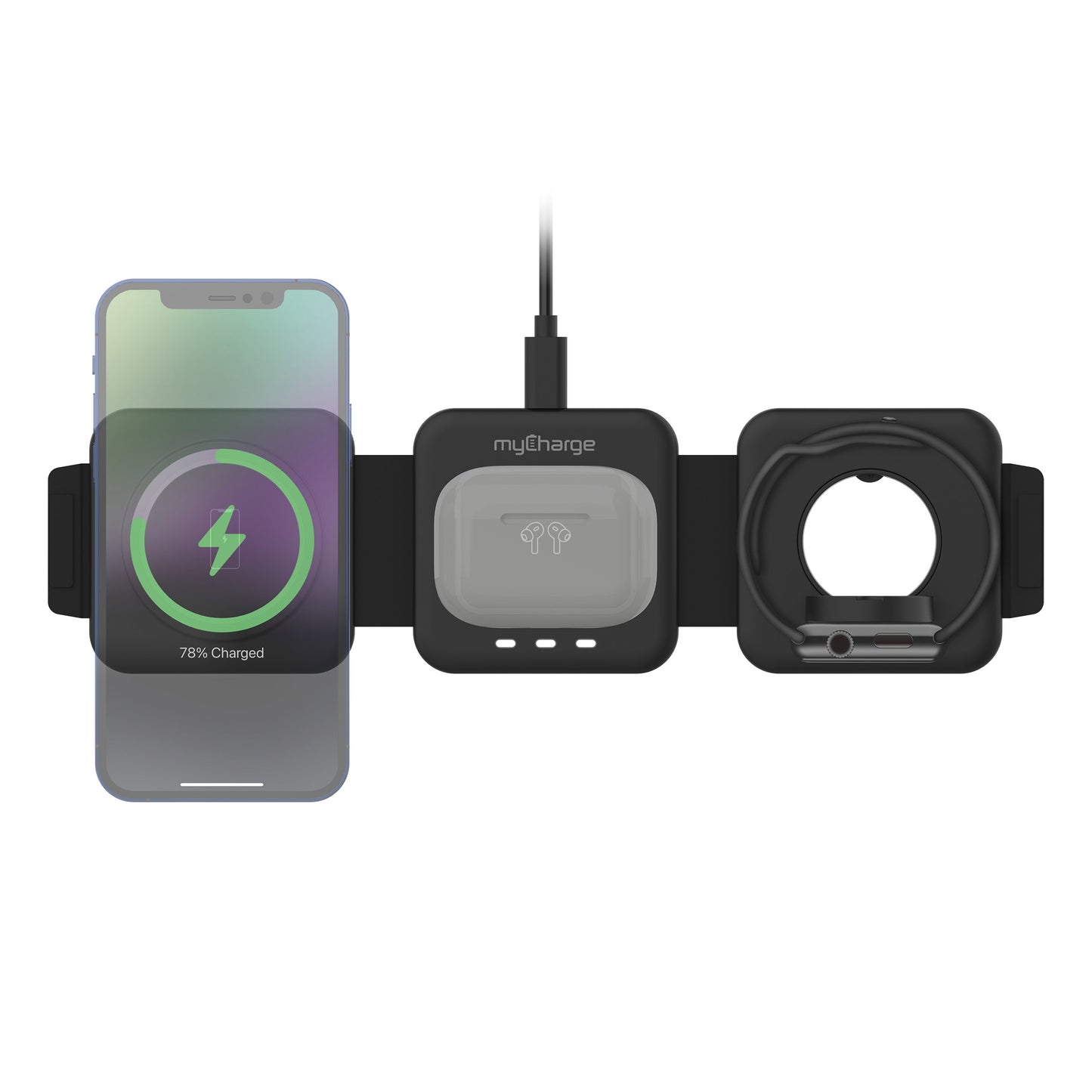 3-In-1 Folding Wireless Charging Pad