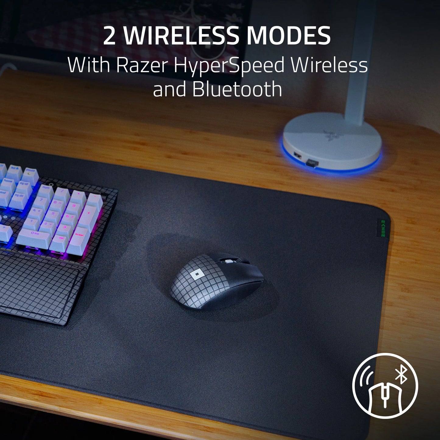 Orochi V2 Roblox Edition Wireless Gaming Mouse for PC, 2.4Ghz, Bluetooth, 6 Buttons, Black