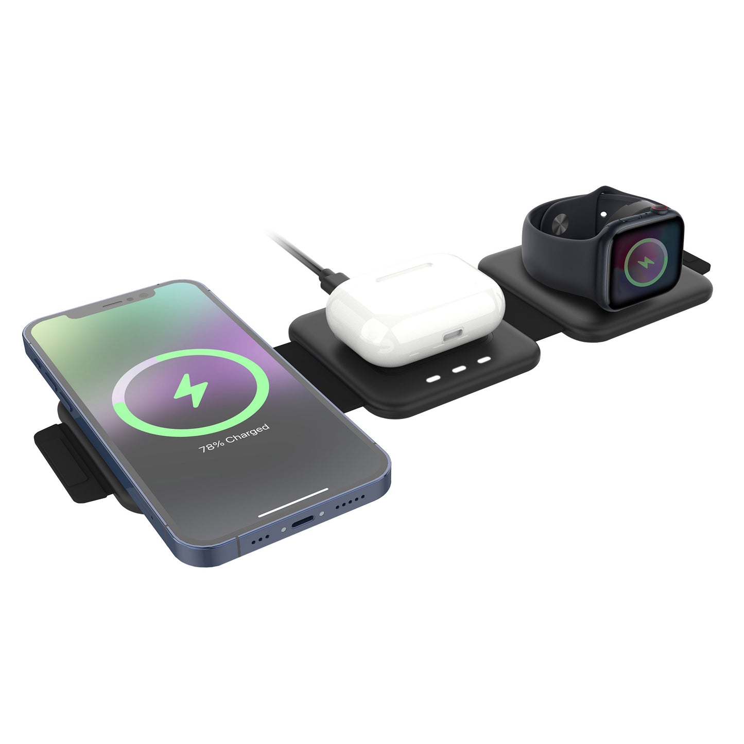 3-In-1 Folding Wireless Charging Pad