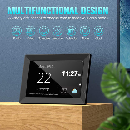 Digital Picture Frame - 10.1 Inch FHD IPS Keyboard Case for 2025 Ipad Air 13 and Ipad Pro 12.9 (6Th, 5Th, 4Th, 3Rd Gen), Magnetic Keyboard Case with Multi-Touch Trackpad