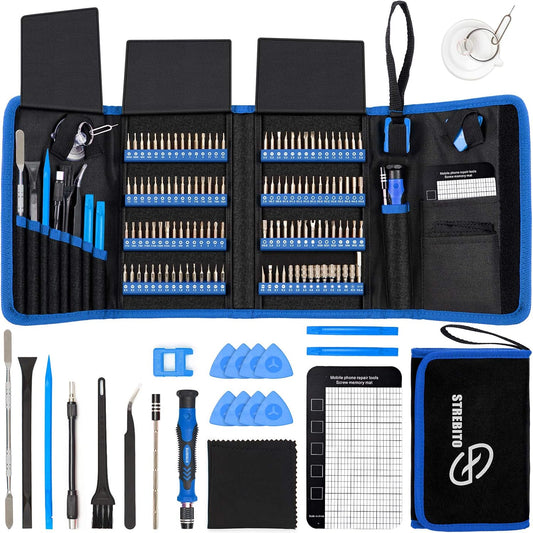 Electronics Precision Screwdriver Sets 142-Piece with 120 Bits Magnetic Repair Tool Kit for Iphone, Macbook, Computer, Laptop, PC, Tablet, PS4, Xbox, and Nintendo Switch